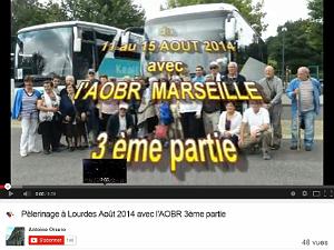 VIDEO D ANTOINE ORSERO 3 EME PARTIE LOURDES 2014